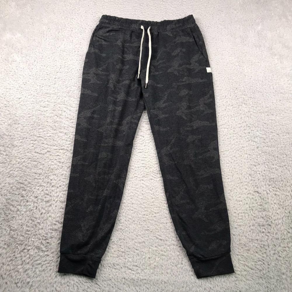 Vuori Performance Jogger Womens S (27x26) Heather Gray Camo Drawstring Pants
